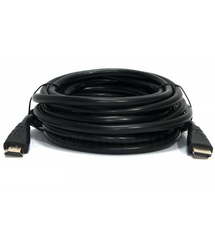 Kabel HDMI-HDM 10m Full HD v1.4 Gold 3D 4K DVBT 10M