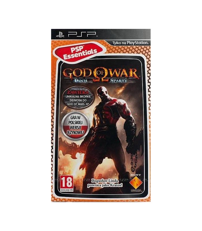God of War Duch Sparty PL gra PSP