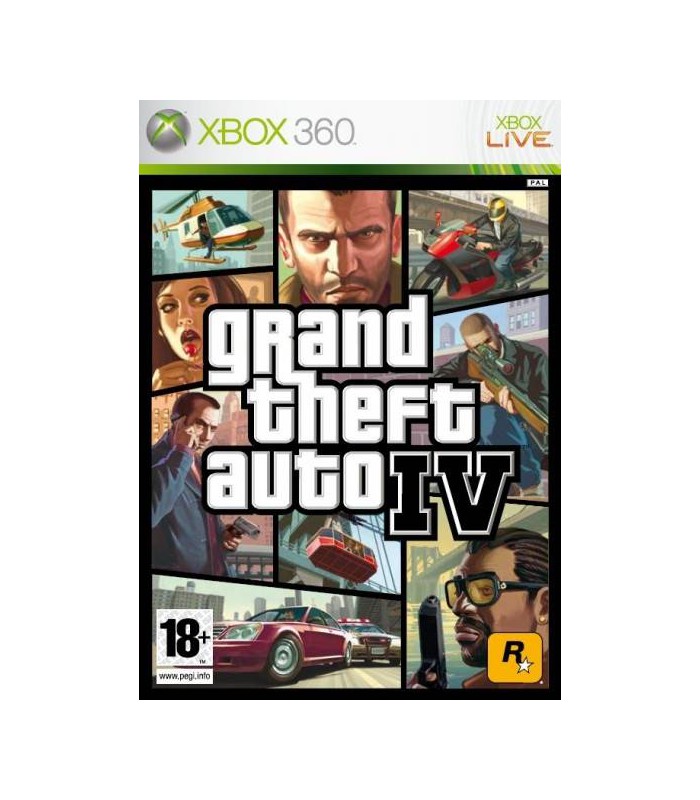 GTA 4 IV Grand Theft Auto Xbox 360
