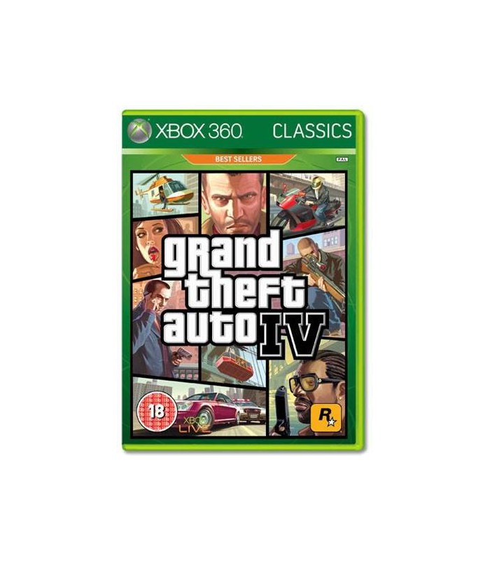 GTA 4 IV Grand Theft Auto Xbox 360