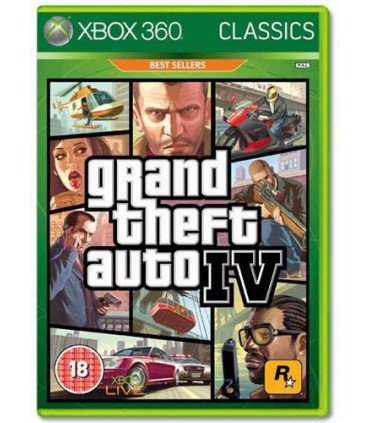 GTA 4 IV Grand Theft Auto Xbox 360