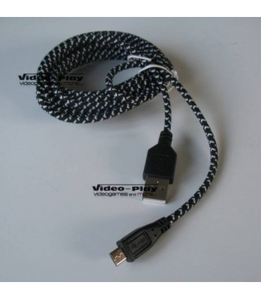 Kabel micro USB 3m oplot ładowanie transfer