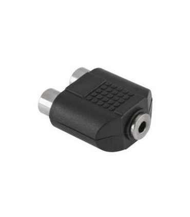 ADAPTER JACK 3.5 - 2X RCA CHINCH F/F