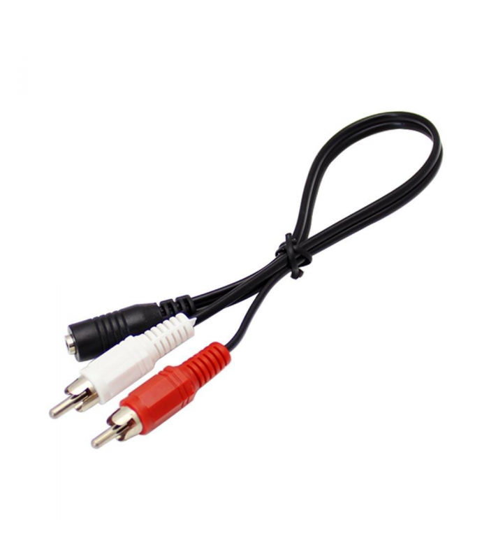PRZEJŚCIÓWKA KABEL JACK 3,5 NA 2 RCA