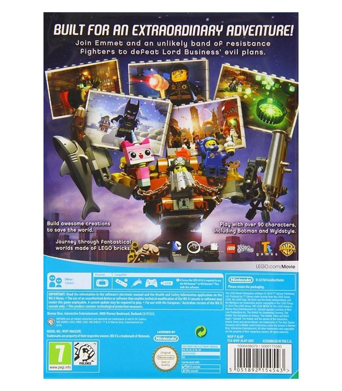 THE LEGO MOVIE PRZYGODA Wii U