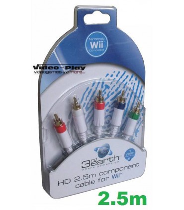 SOLIDNY KABEL HD COMPONENT YUV do KONSOLI Wii 2,5m