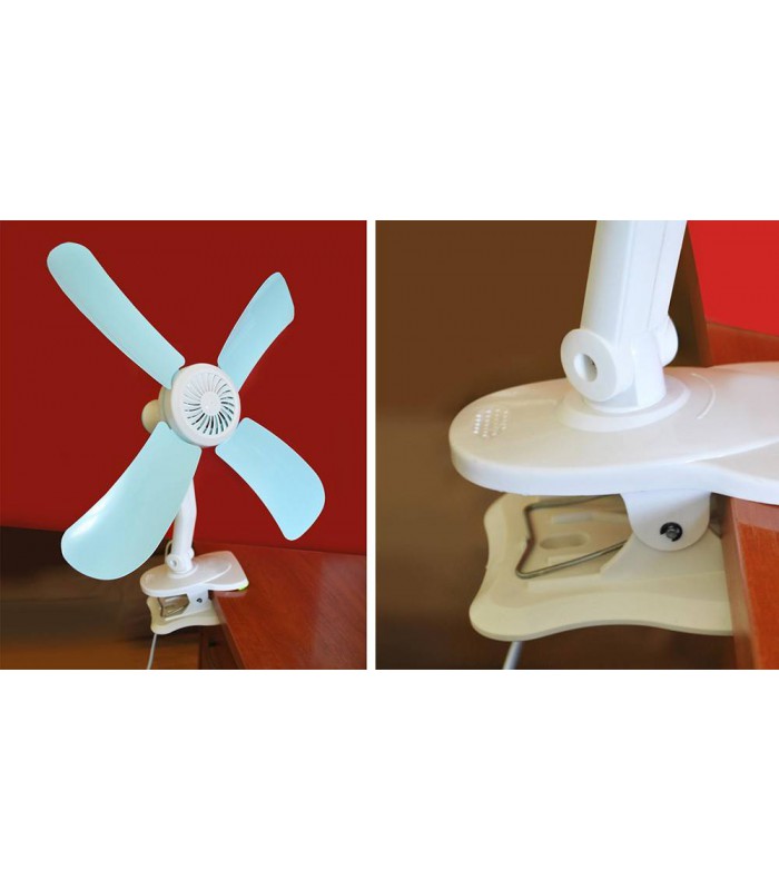 Wentylator łopatkowy z klips biurowy wiatrak 48cm