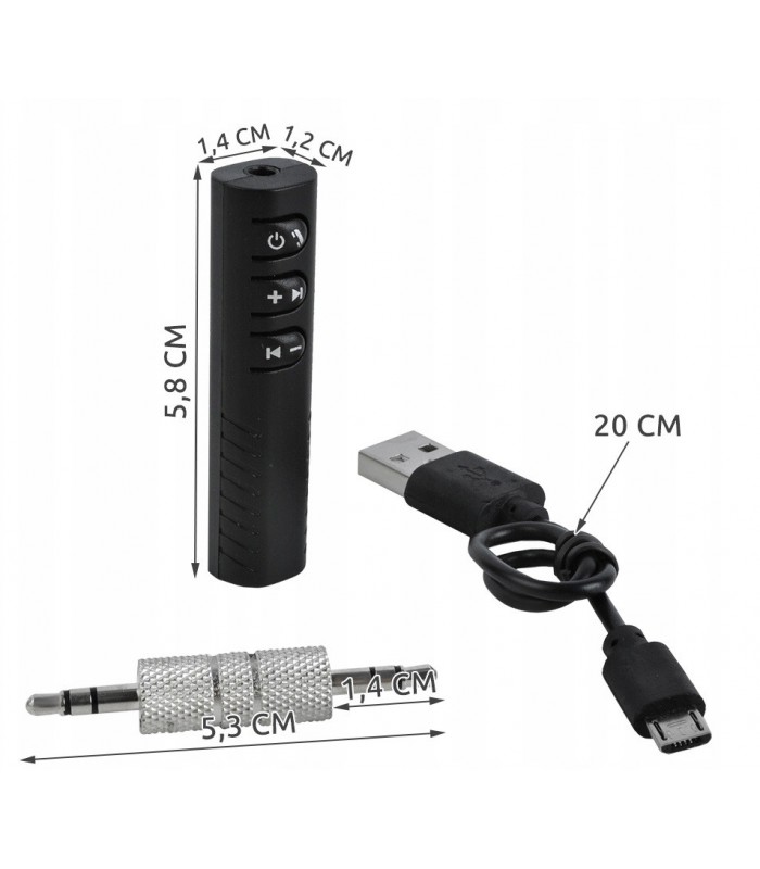 Transmiter Bluetooth Adapter AUX Odbiornik Jack