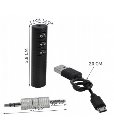 Transmiter Bluetooth Adapter AUX Odbiornik Jack