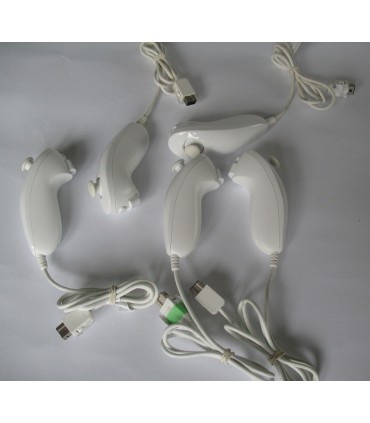 NUNCHUK Wii U Wii Oryginalny Nintendo biały Kontroler Oryginał