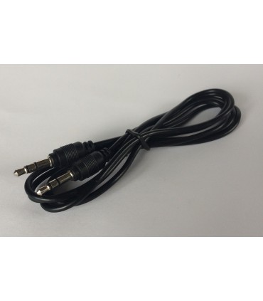 Kabel mini jack 3,5mm audio stereo 1m czarny