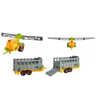 Zestaw FARMA 2 Traktory 4 maszyny rolnicze Traktor