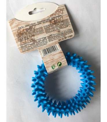 Zabawka dla psa szczeniaka gryzak Ring 9cm blue