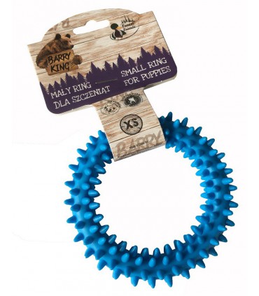 Zabawka dla psa szczeniaka gryzak Ring 9cm blue