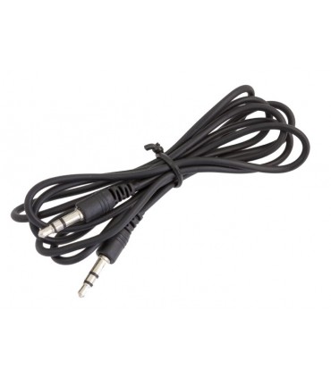 Kabel mini jack 3,5mm audio stereo 1m czarny