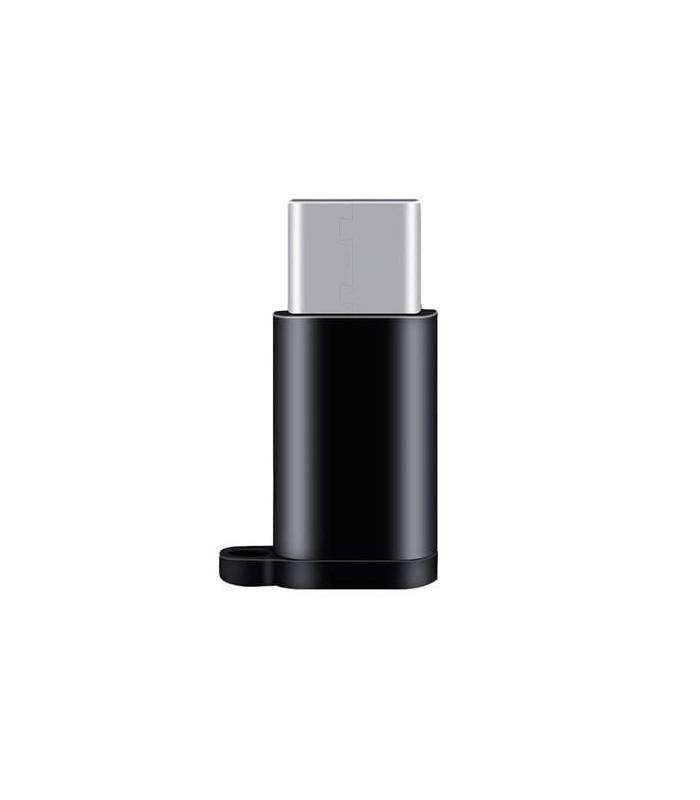 Adapter OTG Micro USB do USB-C Typ C czarny