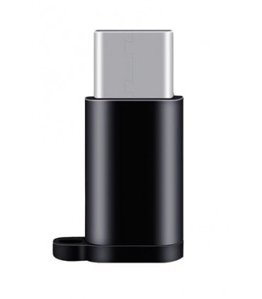 Adapter OTG Micro USB do USB-C Typ C czarny