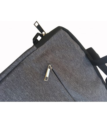 Torba na Laptop 14 na ramię Pokrowiec Teczka szara