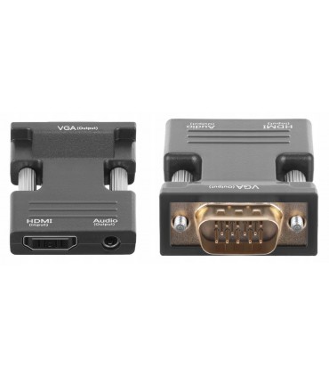 Konwerter HDMI do VGA + Audio Wtyk HDMI - Gniazdo VGA D-SUB