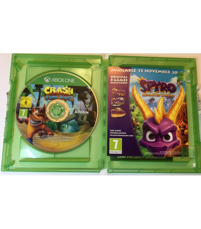 Crash Bandicoot N. Sane Trilogy gra Xbox One