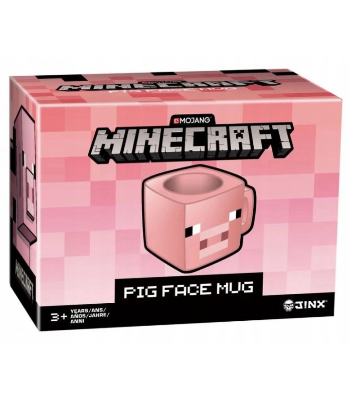 Kubek Minecraft 3D Pig Świnka ryjek Oryginał