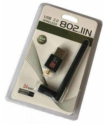 Karta sieciowa WiFi adapter USB 300 Mbps Antena
