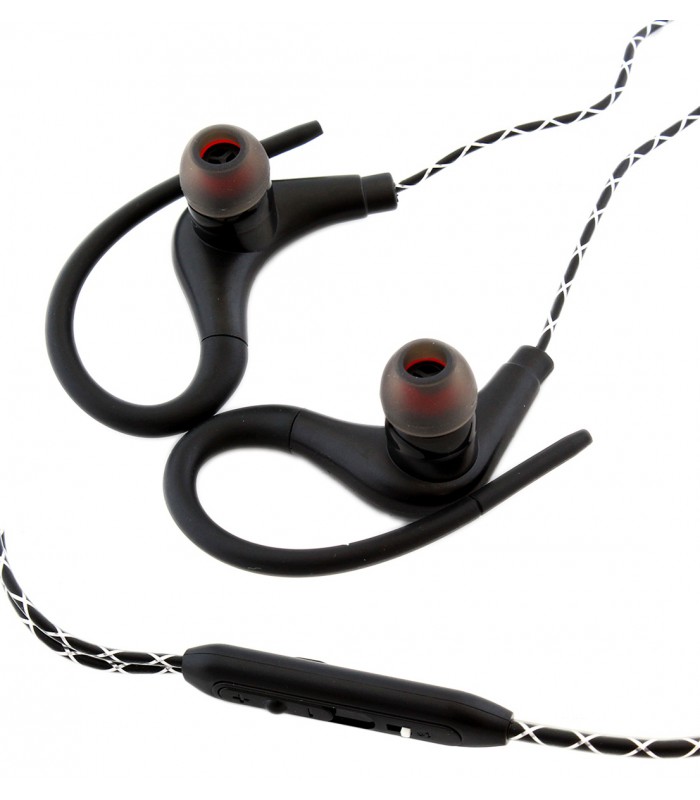 Słuchawki douszne z hakiem na ucho kabel 1,2m