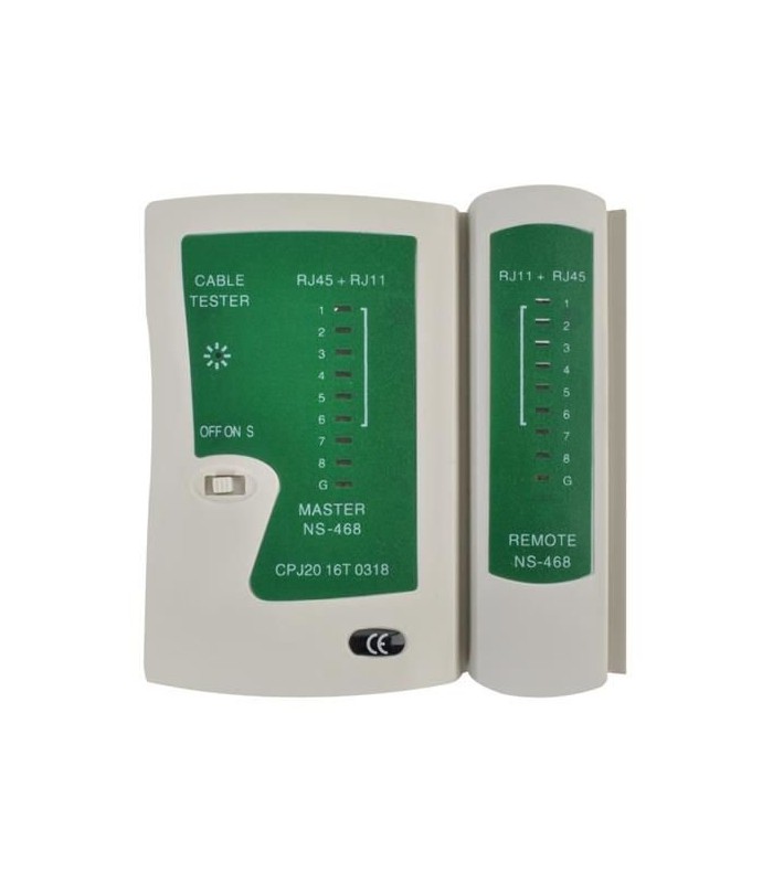 Zestaw sieciowy 8w1 tester zaciskarka wtyki RJ45 