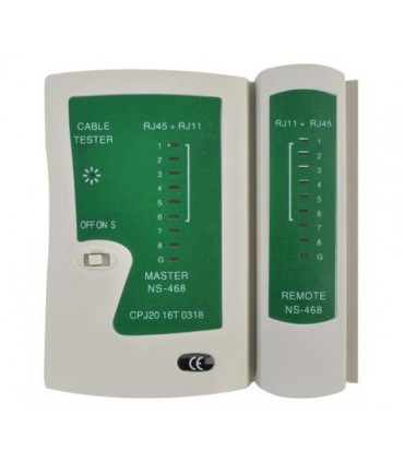 Zestaw sieciowy 8w1 tester zaciskarka wtyki RJ45 