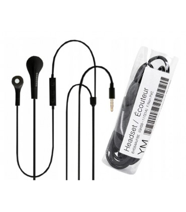 Oryg. słuchawki z mikrofonem SAMSUNG EHS64 czarne