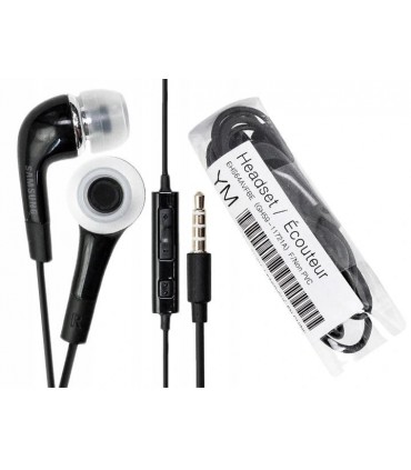 Oryg. słuchawki z mikrofonem SAMSUNG EHS64 czarne