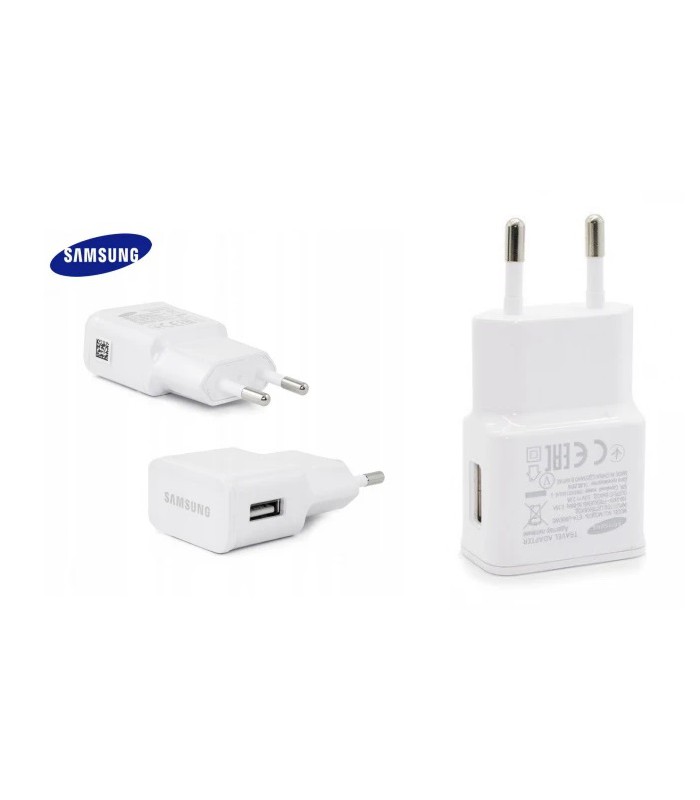 Ładowarka sieciowa Samsung ETA0U83EWE USB 1A Biała