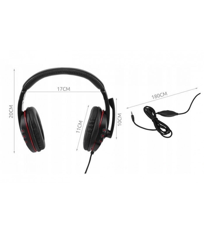 Headset słuchawki z mikrofonem dla Graczy PC PS4