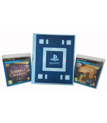 Wonderbook + 2 gry Księga Czarów Detektyw Diggs PL