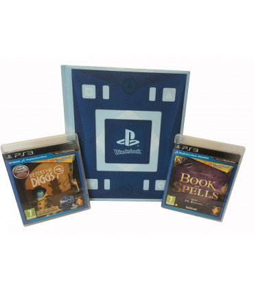 Wonderbook + 2 gry Księga Czarów Detektyw Diggs PL