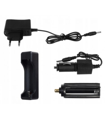 Latarka XML-06 Taktyczna Creed + 2 ładowarki Etui