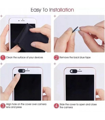 Zaślepka kamery kamerki laptop telefon 3 szt.