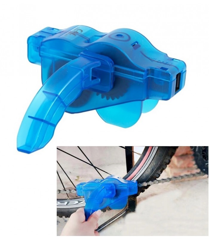 Przyrząd narzędzie do czyszczenia łańcucha rower