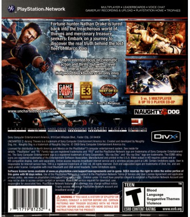 Uncharted 2 gra PS3 ANG