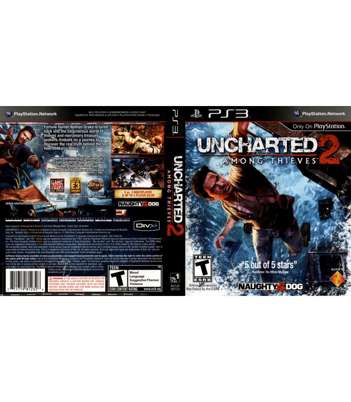 Uncharted 2 gra PS3 ANG