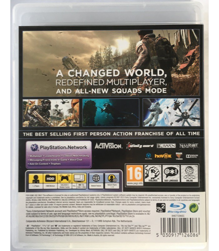 Call of Duty Ghosts gra PS3 ANG