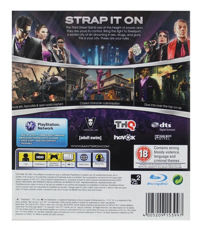 Saints Row The Third PS3 PL