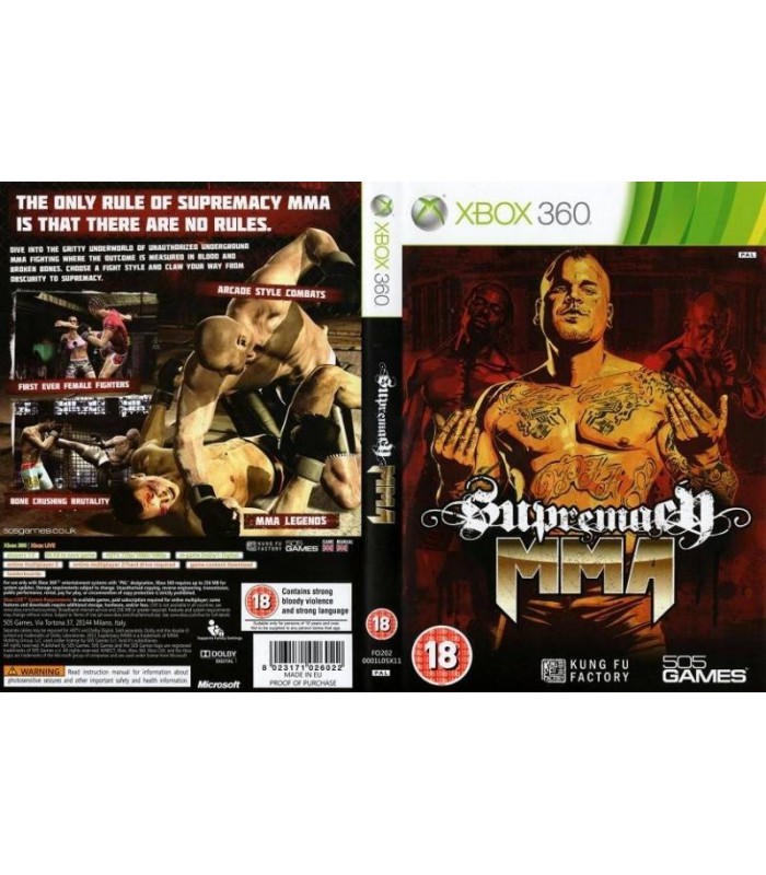 Supremacy MMA Xbox 360