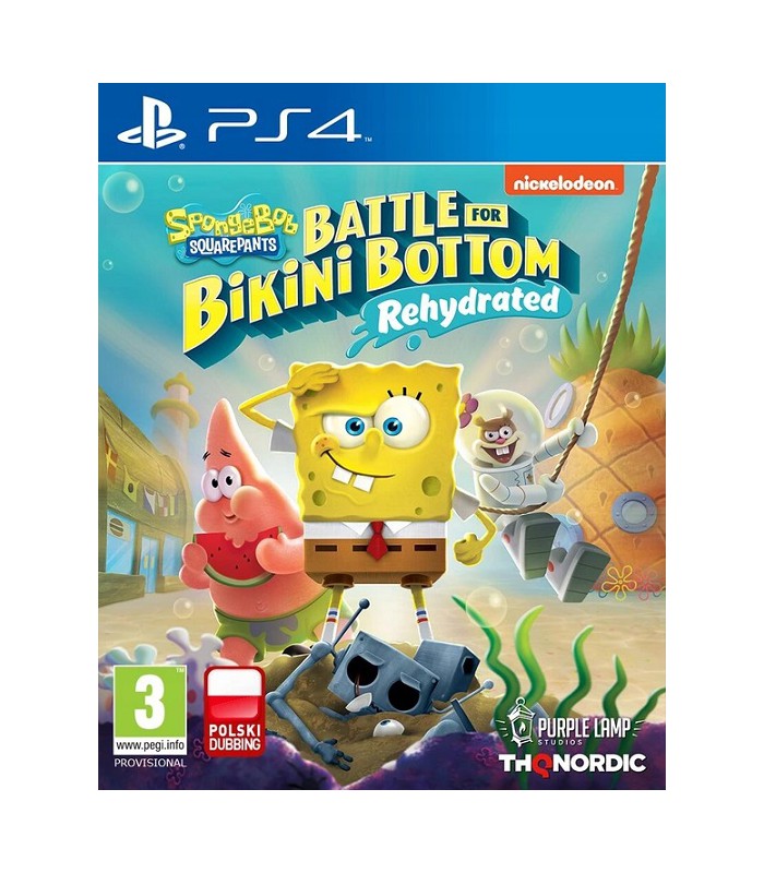SpongeBob Battle For Bikini Bottom PS4 Dubbing PL