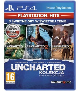 Uncharted Kolekcja PS4 3 Gry PL Dubbing Nowa