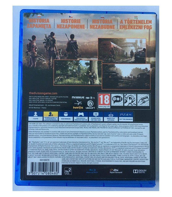 Tom Clancys The Division 2 PL PS4