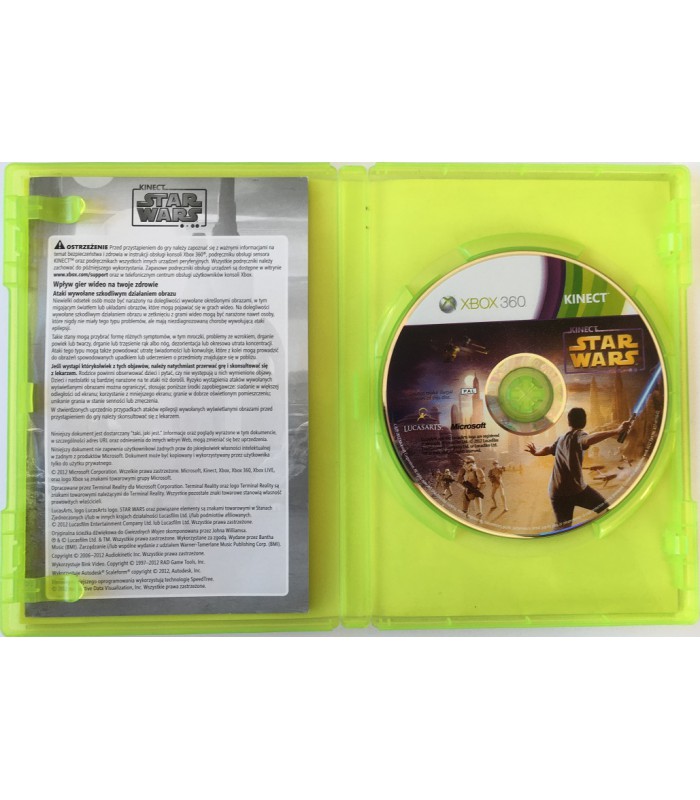 Kinect Star Wars PL po polsku Xbox 360