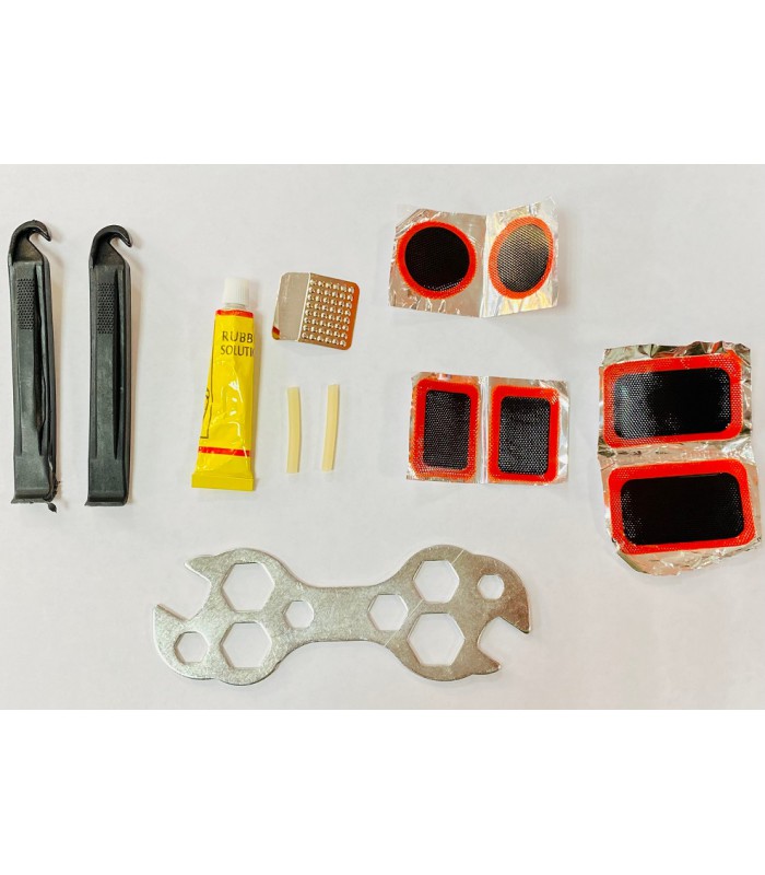 Zestaw naprawczy do roweru naprawa dętki opon 10el