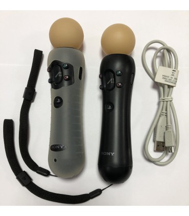 Zestaw 2x Kontroler ruchu Sony Move PS3 PS4 VR