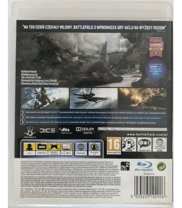 Battlefield 3 PL po polsku PS3